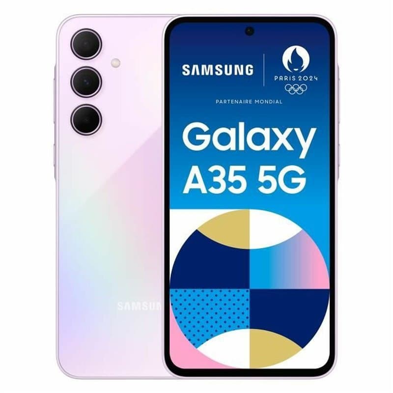 Samsung Galaxy A35 5G 16,8 cm (6.6") Double SIM hybride Android 14 USB Type-C 6 Go 128 Go 5000 mAh Lilas"