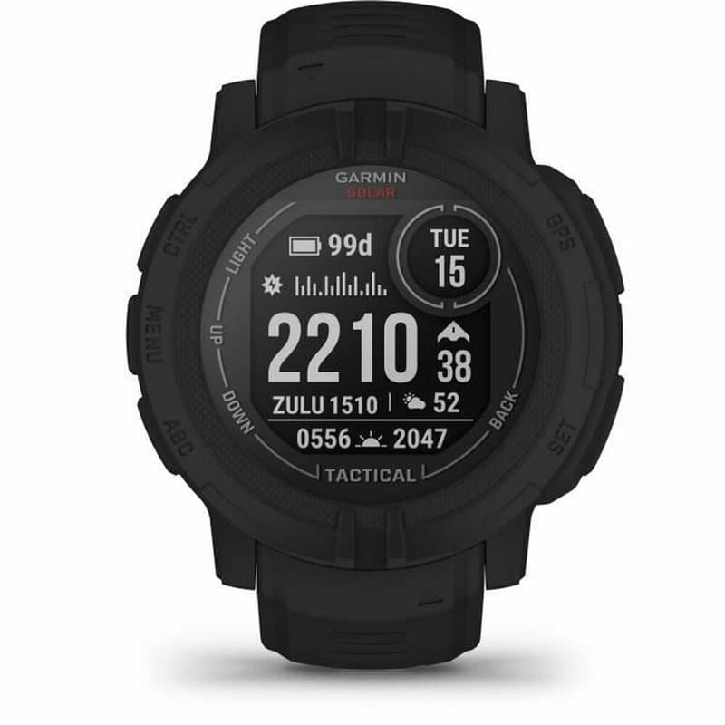 Montre intelligente Garmin Instinct 2 Solar Tactical Edition Noir 0,9"