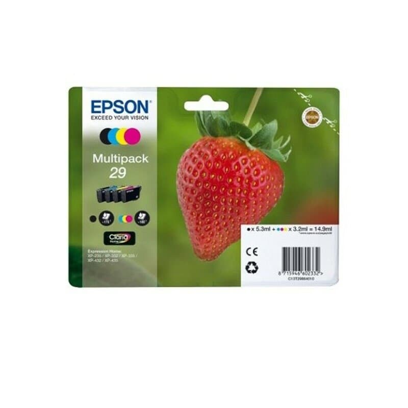Epson Strawberry Multipack "Fraise" 29 - Encre Claria Home N,C,M,J"