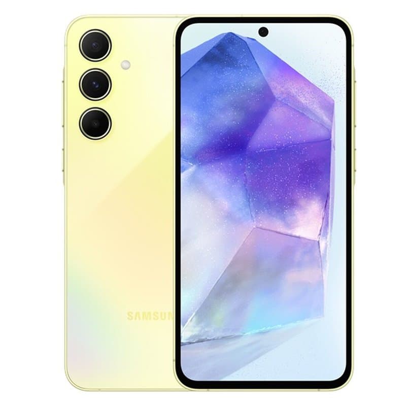 Samsung Galaxy A55 5G 16,8 cm (6.6") Double SIM hybride Android 14 USB Type-C 8 Go 128 Go 5000 mAh Jaune"