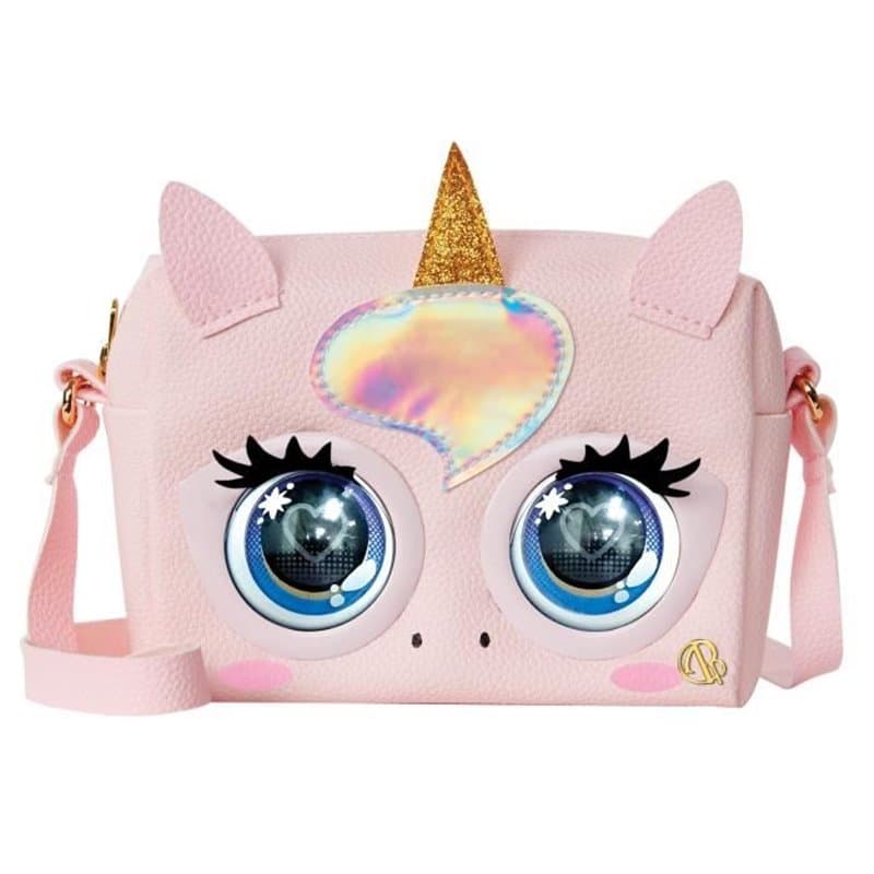 Purse Pets LICORNE - COMPAGNON INTERACTIF FORMAT SAC A MAIN - Animal Interactif Qui Cligne Des Yeux Avec Effets Sonores