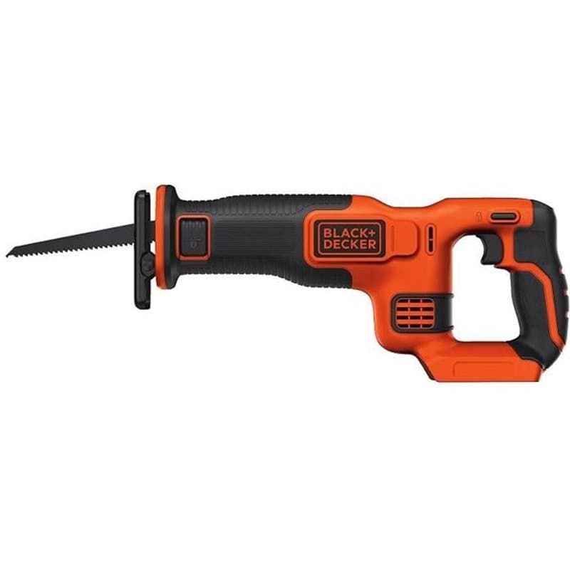 Scie sabre sans-fil Black+Decker BDCR18N-XJ - Lame 15 cm - Découpe bois, métal et plastique - Compacte et légere