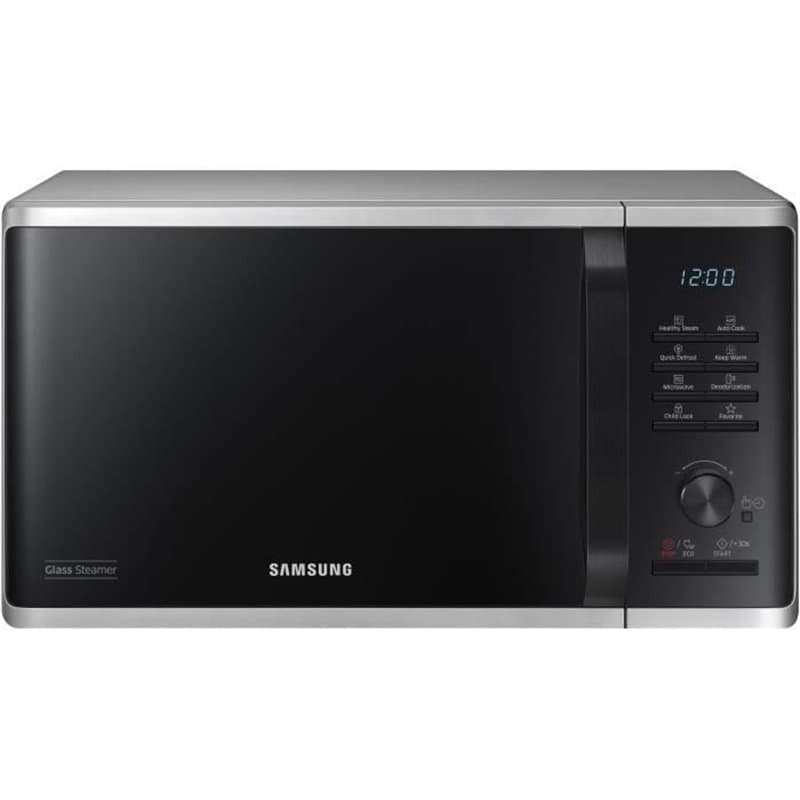 Micro-Ondes solo - Samsung - MS23K3555ES - Acier inoxydable - 23L - Contrôle électronique + bouton - Fonction maintien a