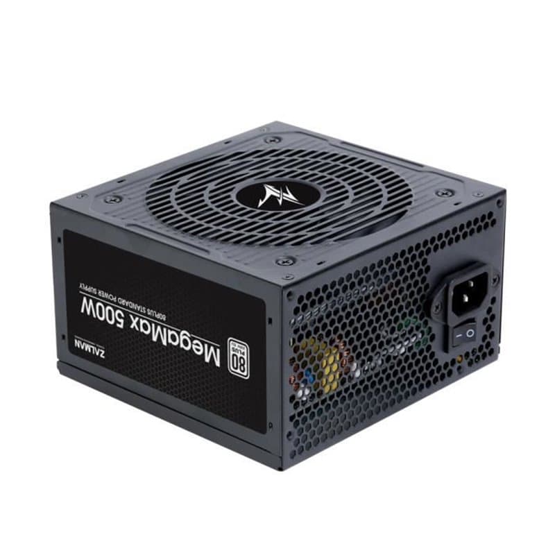Zalman ZM500-TXII V2 MegaMax 80PLUS 230V EU STANDARD Certified high efficiency PCI-E unité d'alimentation d'énergie 500