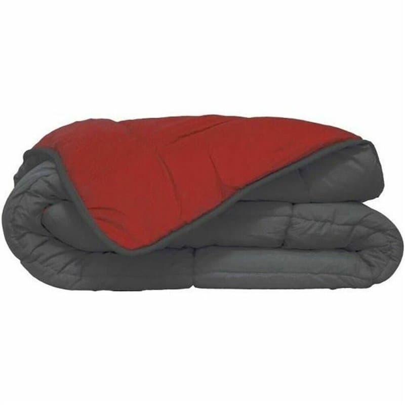 Remplissage de couette Poyet Motte Rouge Gris 140 x 200 cm 200 g/m²