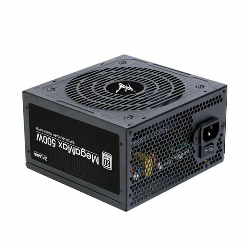 Zalman ZM500-TXII V2 MegaMax 80PLUS 230V EU STANDARD Certified high efficiency PCI-E unité d'alimentation d'énergie 500
