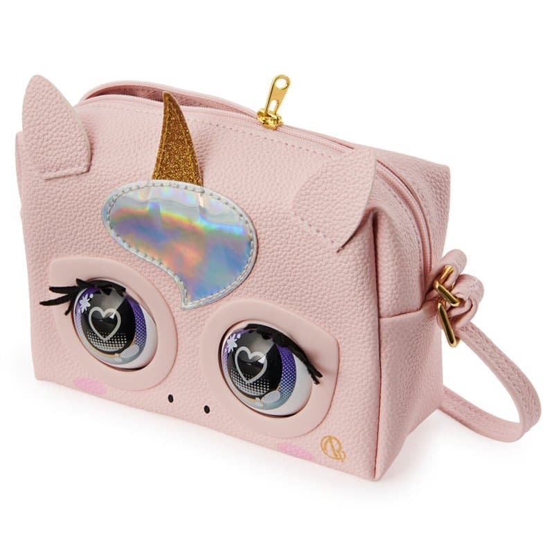 Purse Pets LICORNE - COMPAGNON INTERACTIF FORMAT SAC A MAIN - Animal Interactif Qui Cligne Des Yeux Avec Effets Sonores