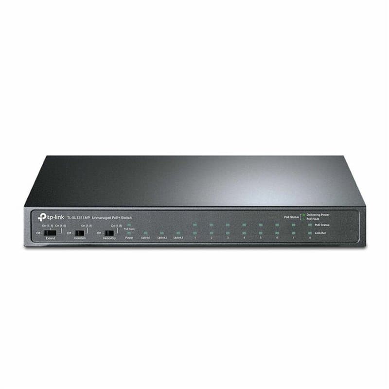 Tp-Link TL-SL1311MP commutateur réseau Non-géré Fast Ethernet (10/100) Connexion Ethernet, supportant l'alimentation via