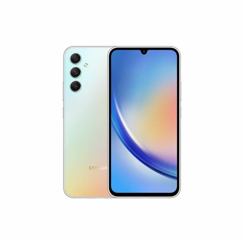 Samsung Galaxy A34 5G SM-A346B/DSN 16,8 cm (6.6") Double SIM hybride Android 13 USB Type-C 6 Go 128 Go 5000 mAh Argent"