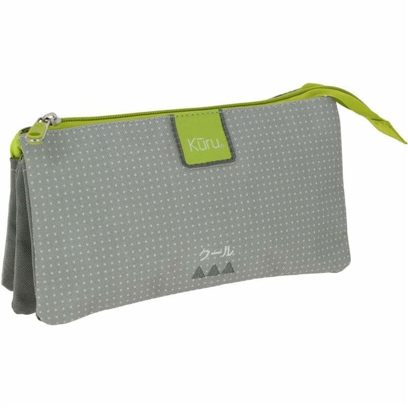 Trousse Fourre-Tout Triple Grafoplas Kuru 22,5 x 12 x 14 cm Gris