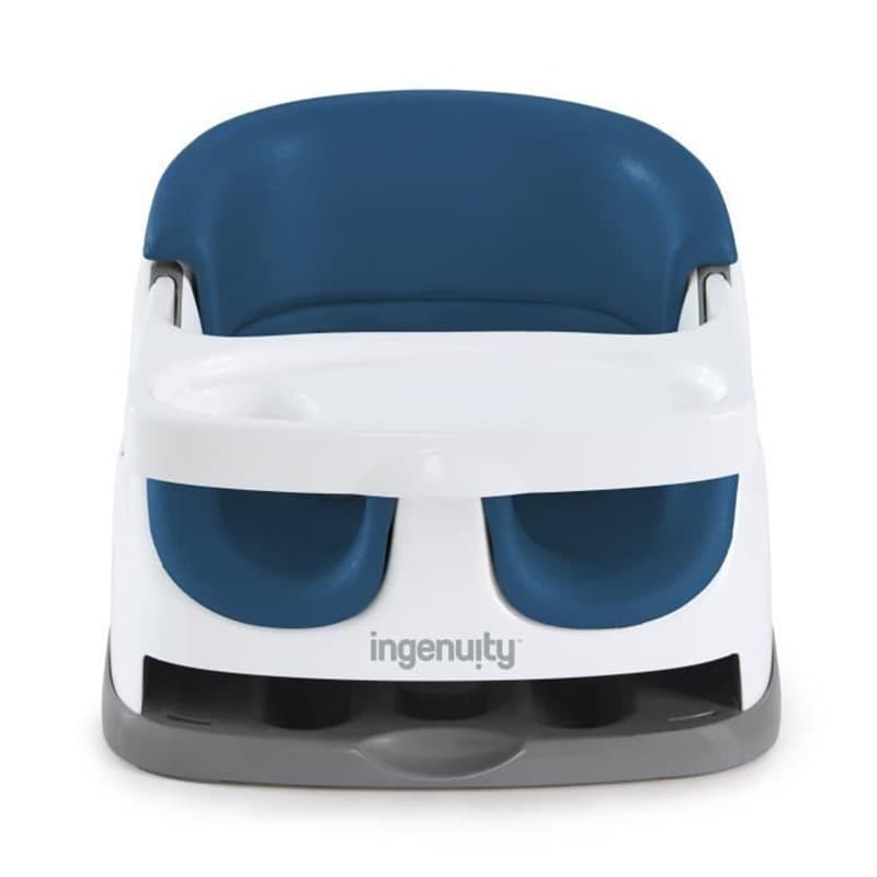 Ingenuity siege réhausseur 2-en-1 avec plateau a rangement intégré, ciel nocturne, des 6 mois