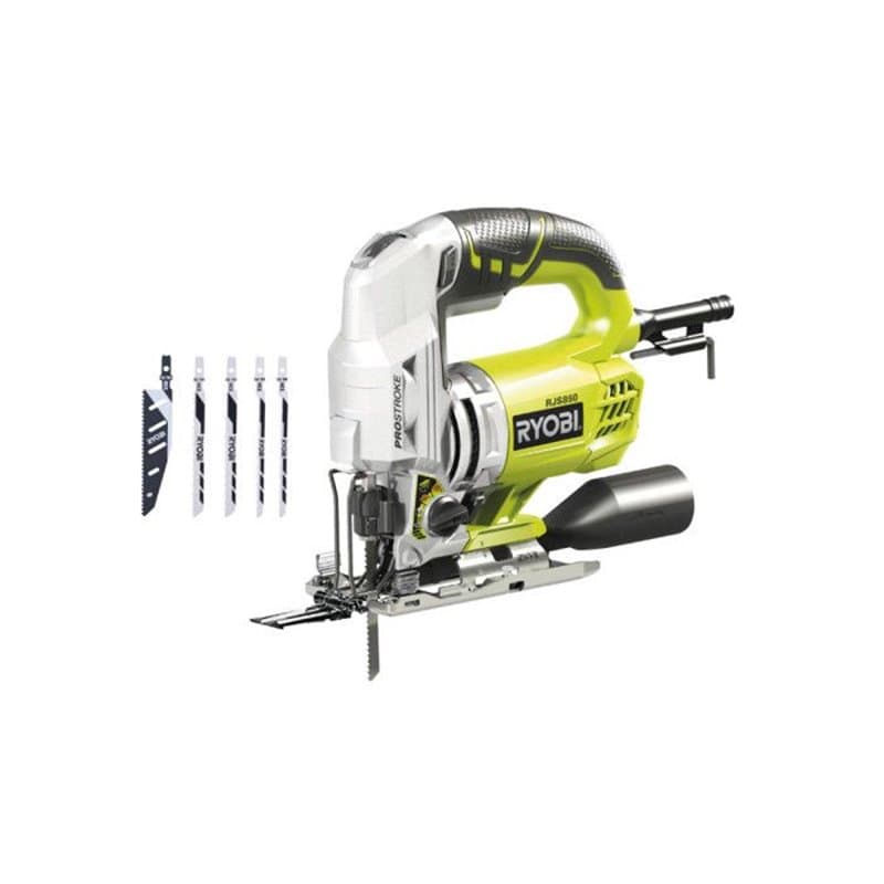 Scie sauteuse pendulaire Ryobi - 600W - 85mm - bois - lot de 5 lames - RJS850KA5