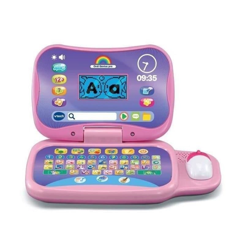 Vtech Jouets Electroniques Educatifs ORDI GENIUS PRO ROSE