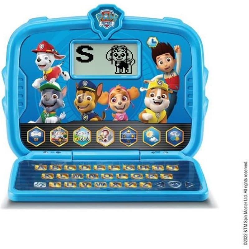 Ordinateur Tablette Éducatif Vtech - Pat Patrouille - Convient aux Enfants de 3 Ans et Plus - Bleu