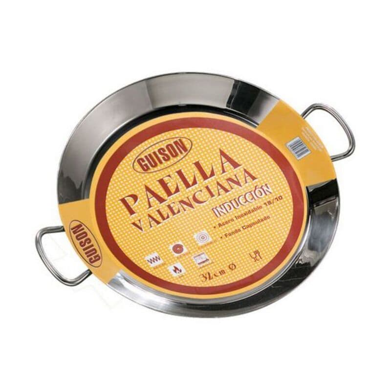 Poêle Guison 74032 Acier inoxydable 18/10 Ø 32 cm Argenté 32 L