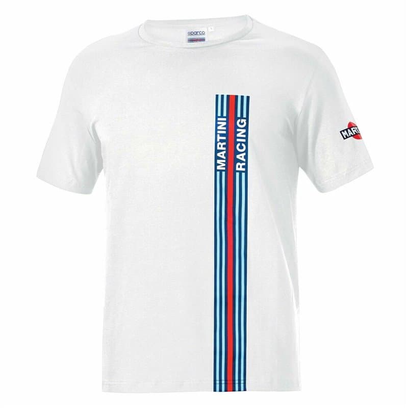 T-Shirt à manches courtes homme Sparco Martini Racing Blanc