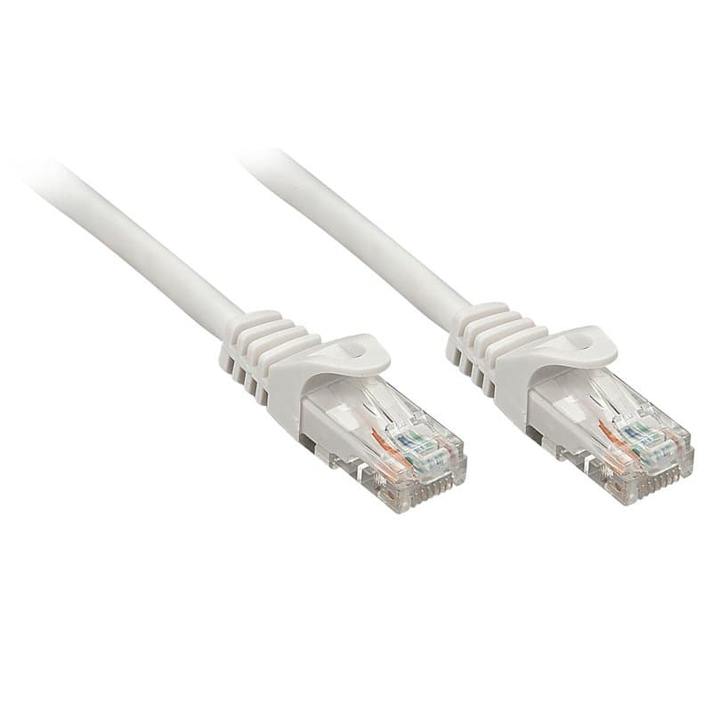 Lindy RJ-45/RJ-45 Cat6 3m câble de réseau Gris U/UTP (UTP)