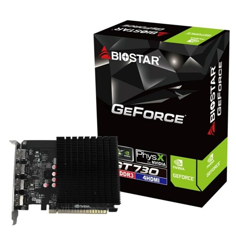 Carte Graphique Biostar VN7313TG46 Nvidia GeForce GT 730 4 GB GDDR3