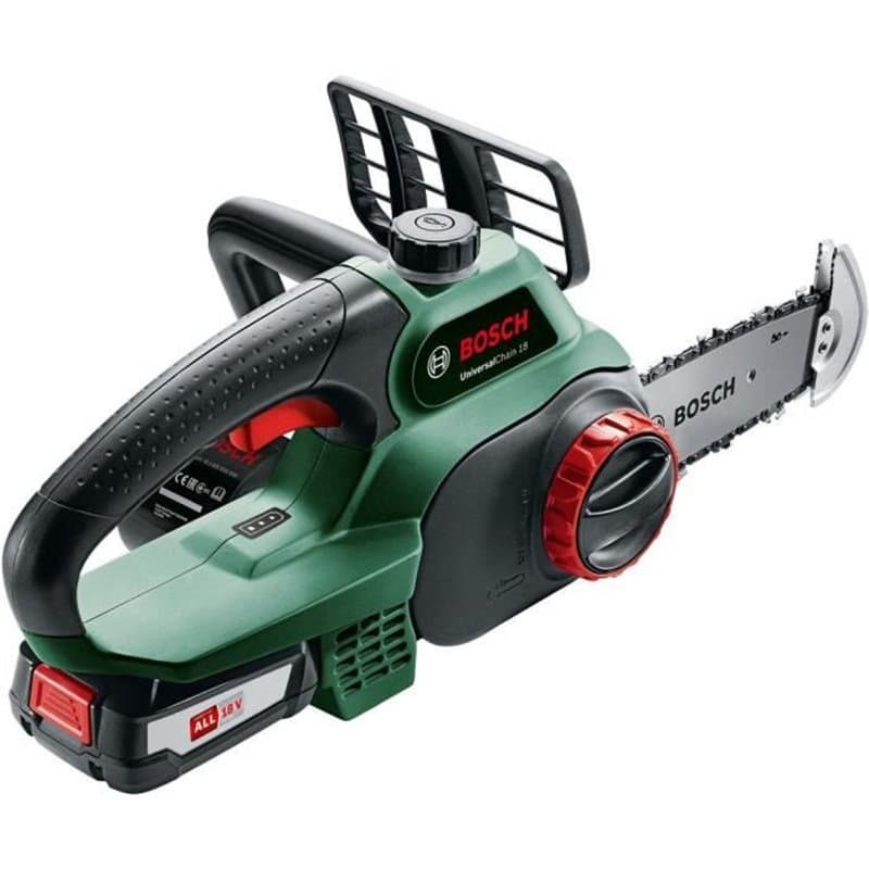 Bosch Tronçonneuse sans fil - UniversalChain 18 (LIvré avec : 1 batterie 18V 2,5Ah)