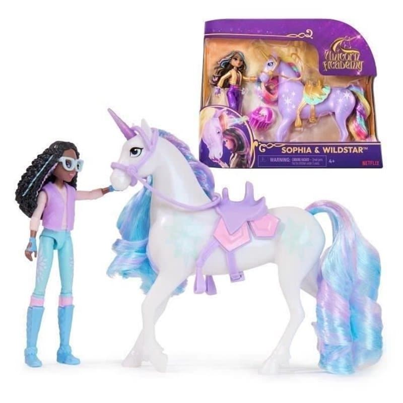 Spin Master COFFRET LICORNE ET POUPEE GLACIER ET LAYLA Unicorn Academy
