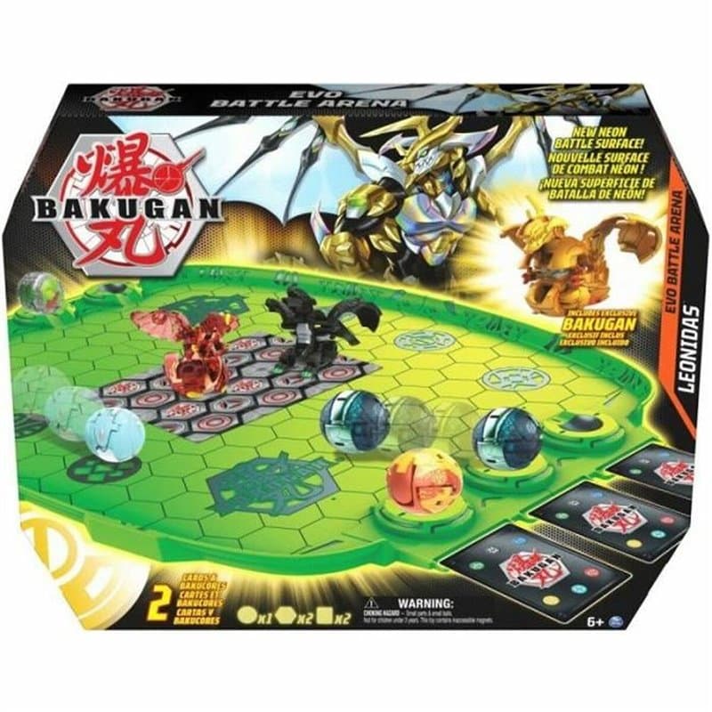 Bakugan EVOLUTIONS - ARENE DE COMBAT EVO BATTLE SAISON 4 - Arène Officielle De Combat 60 cm - 1 Bille Exclusive 2 Bakuco