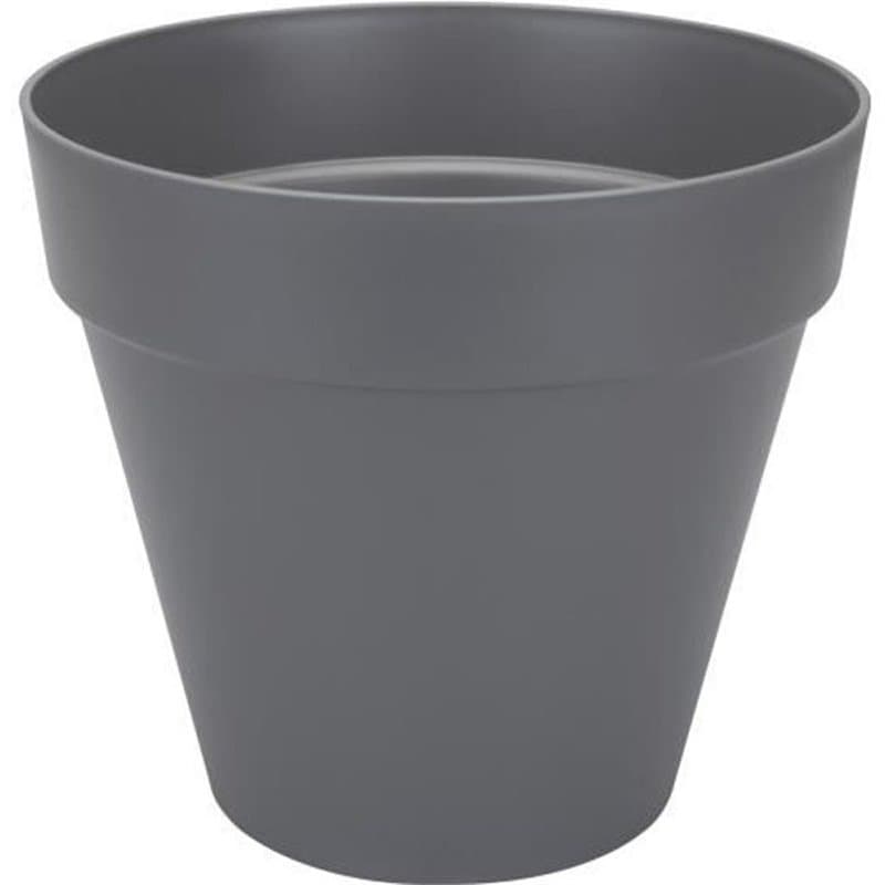 Elho Pot de fleurs rond Loft Urban - Ø 30 cm - Gris anthracite