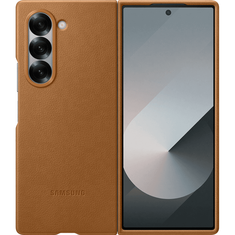 Coque en Premium pour Samsung Galaxy Z Fold 6 Brun Samsung