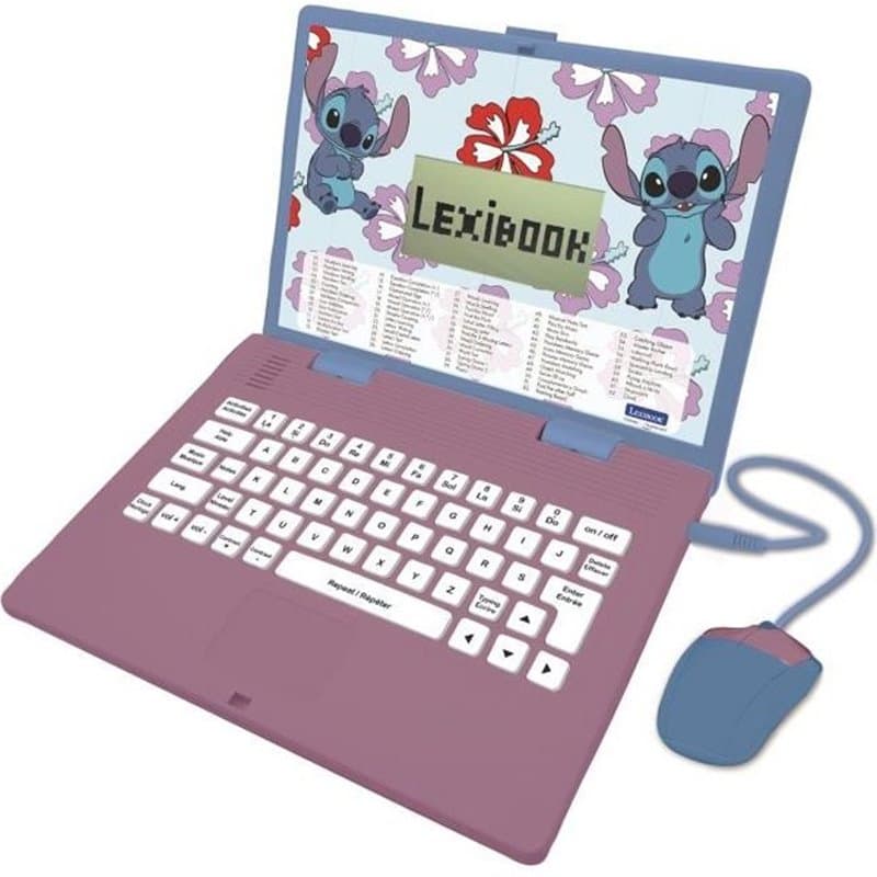 Ordinateur éducatif bilingue STITCH 124 activités (Français-Anglais)