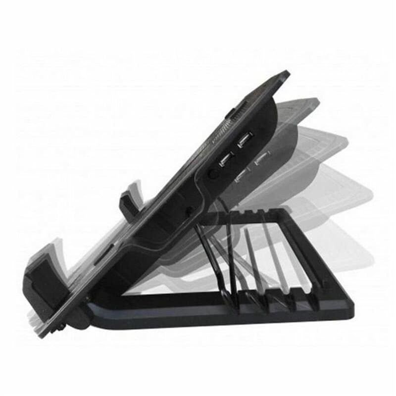 Ewent EW1258 système de refroidissement pour ordinateurs portables 43,2 cm (17") 1000 tr/min Noir