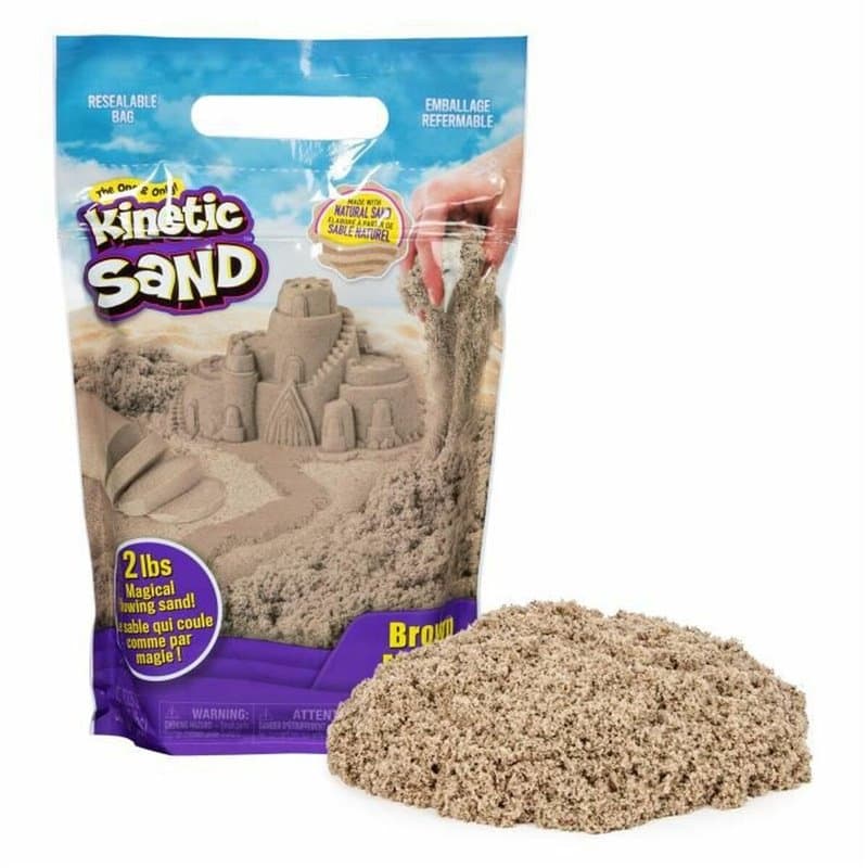 Kinetic Sand Sable Magique - Pack De Sable Naturel 907 G - Créez Différentes Formes Hypnotisantes Avec Ce Sable Magique
