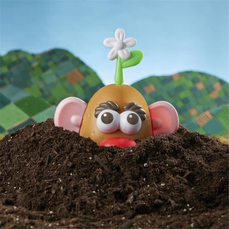 Mr. Potato Head Goes Green, 15 pieces en matiere plastique d'origine végétale, jouet pour enfants