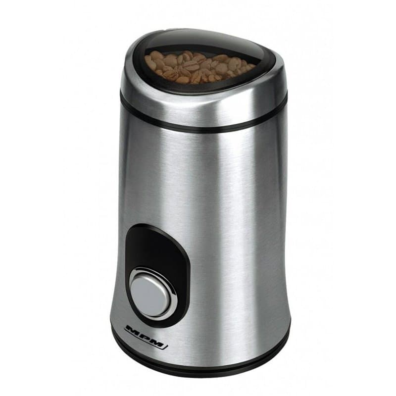 Moulin à café Mpm MMK-02M Noir Transparent Argenté Aluminium 150 W