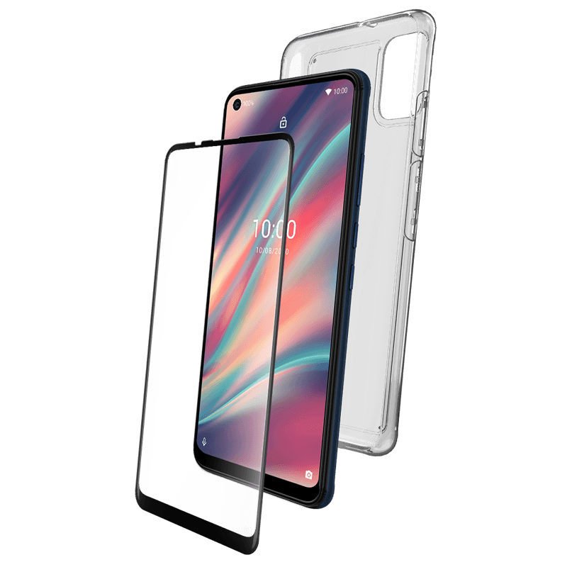 Pack Coque souple Transparente + Protège-écran en Verre trempé pour View 5 / 5 Plus Wiko Wiko