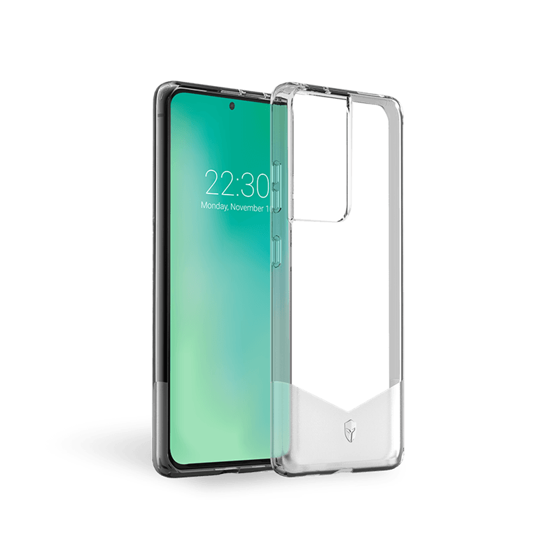 Coque Renforcée Samsung G S21 Ultra 5G PURE Transparente - Garantie à vie Force Case
