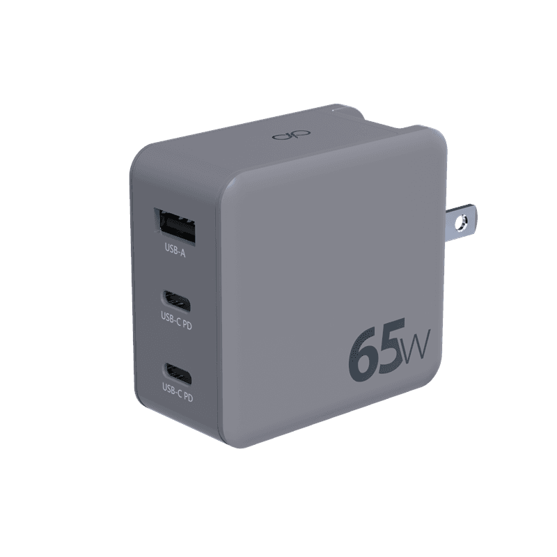 Adaptateur de voyage 65W Power Delivery GaN International Gris Force Power