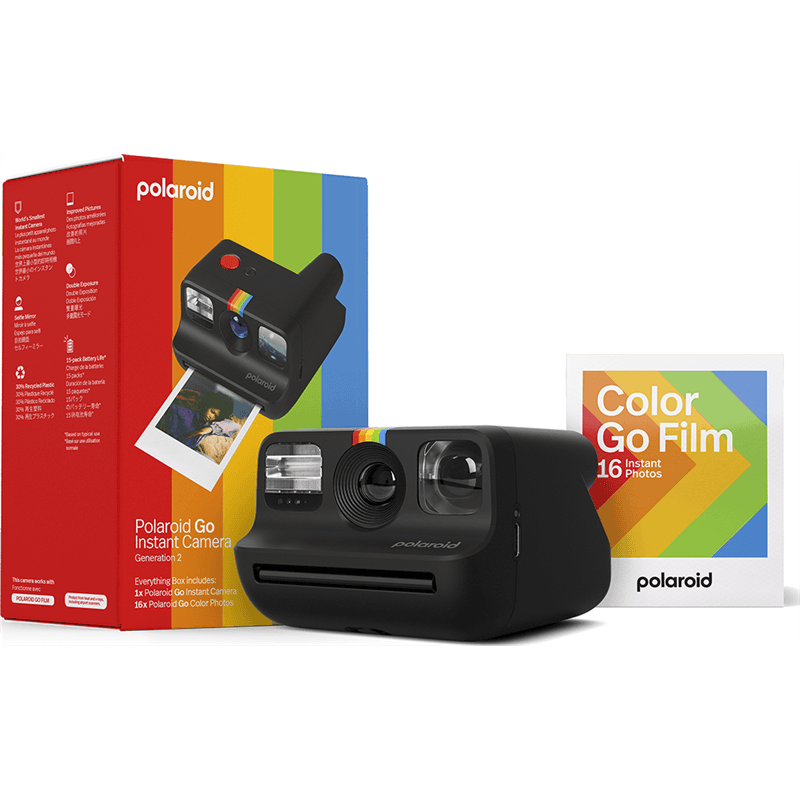Everything Box Appareil photo GO Gen 2 + 1 pack de films colors - 30% de matière recyclée Polaroid