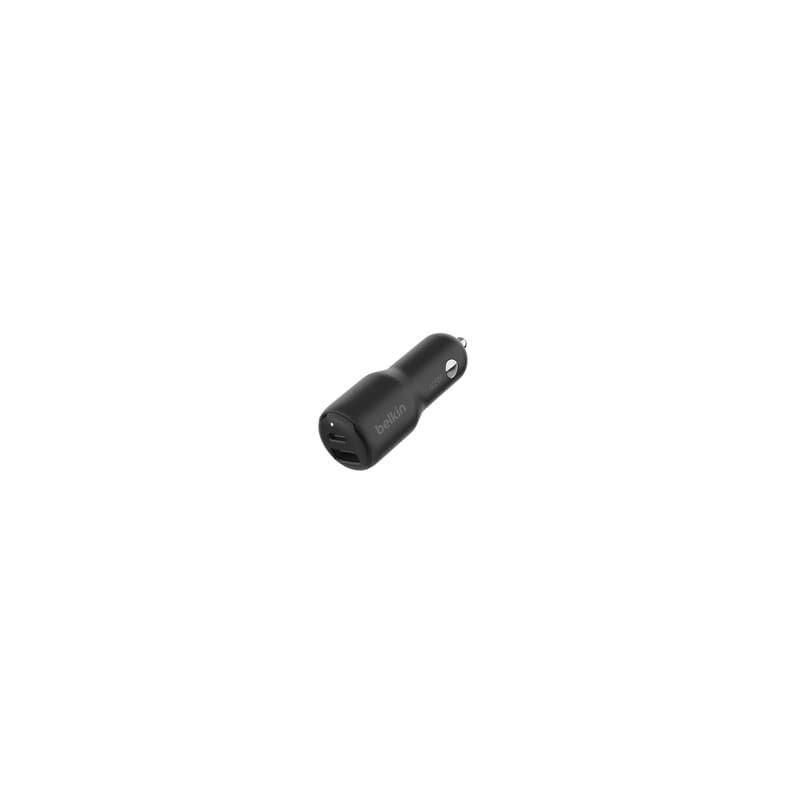 Belkin CCB005btBK Ordinateur portable, Smartphone, Tablette Noir Allume-cigare Charge rapide Intérieure