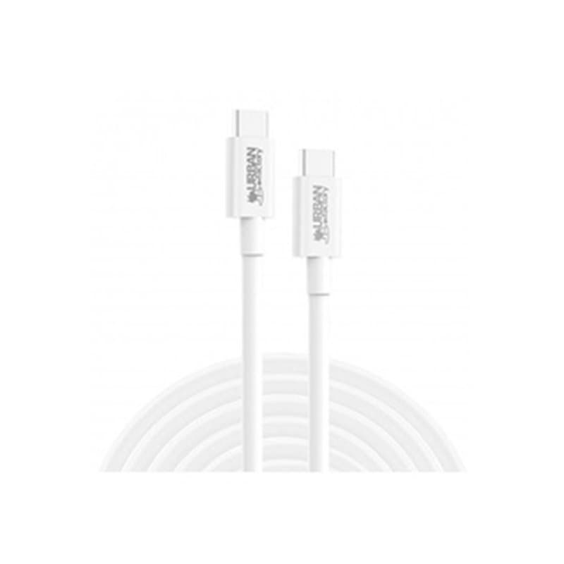 Urban Factory CAB02UF câble USB 2 m USB 3.2 Gen 1 (3.1 Gen 1) USB C Blanc