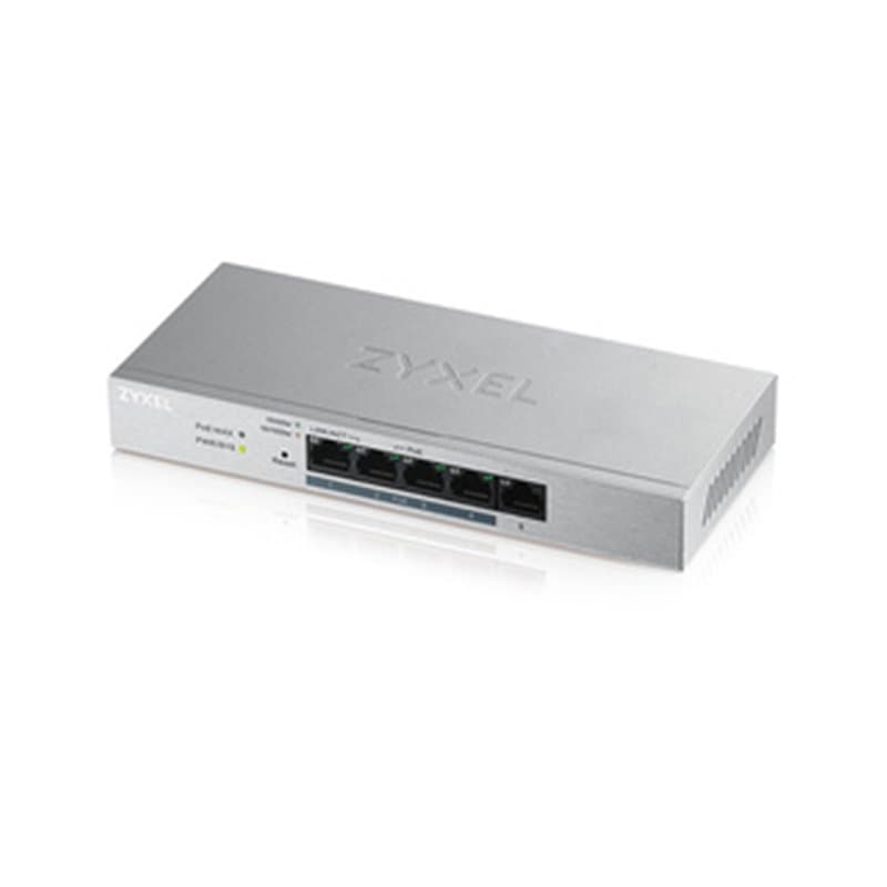 Zyxel GS1200-5HP v2 Géré Gigabit Ethernet (10/100/1000) Connexion Ethernet, supportant l'alimentation via ce port (PoE)