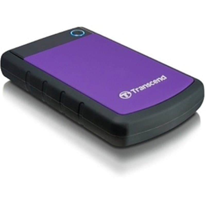 Transcend StoreJet TS1TSJ25H3P disque dur externe 1 To Noir, Violet