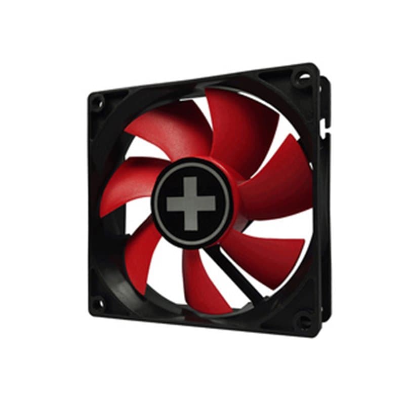 Xilence XPF92.R.PWM Boitier PC Ventilateur 9,2 cm Noir, Rouge