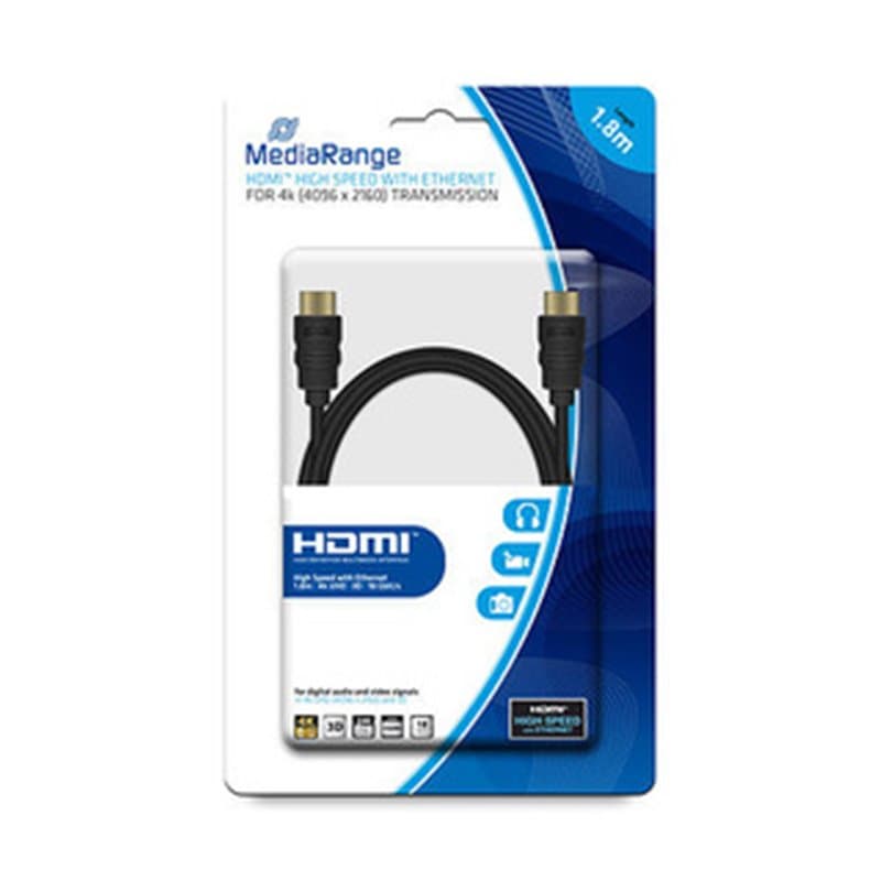 MediaRange MRCS156 câble HDMI 1,8 m HDMI Type A (Standard) Noir