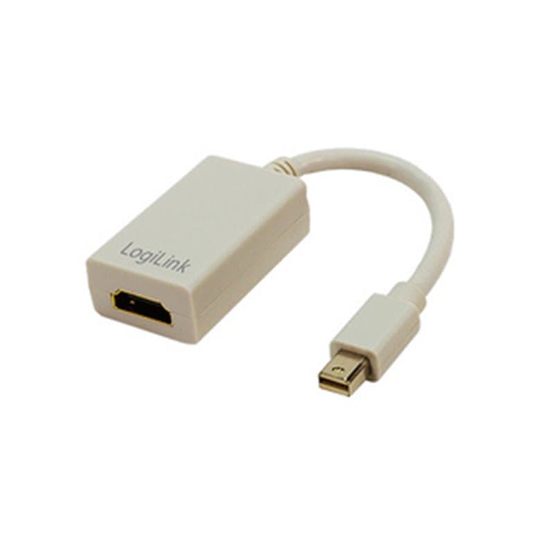 LogiLink CV0036A câble vidéo et adaptateur 0,1 m Mini DisplayPort HDMI Type A (Standard) Gris