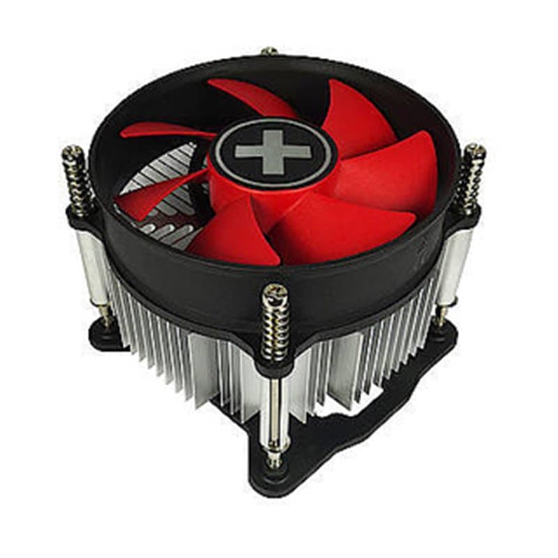 Xilence XC032 Processeur Refroidisseur d'air 9,2 cm Noir, Gris, Rouge