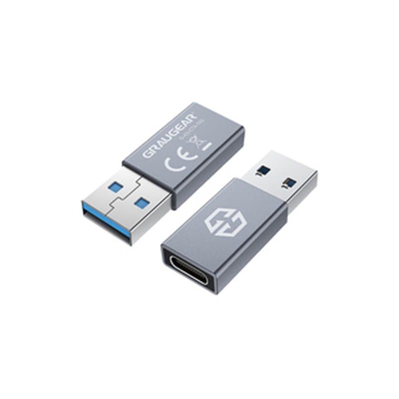 GRAUGEAR G-AD-CTA-10G changeur de genre de câble USB-A USB-C Argent