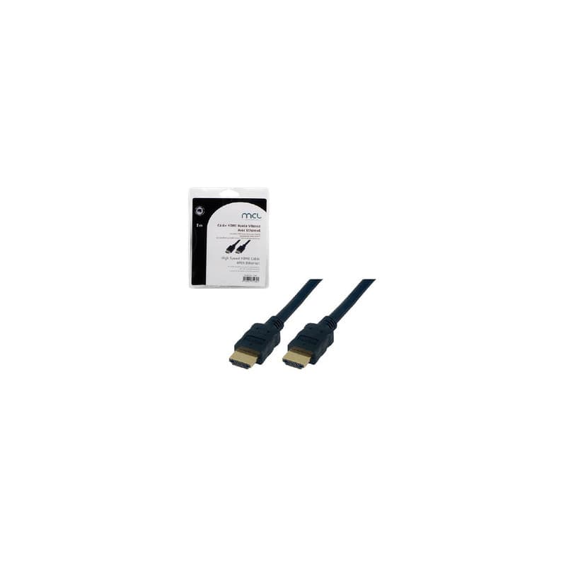 MCL 2m HDMI-Ethernet câble HDMI HDMI Type A (Standard) Noir