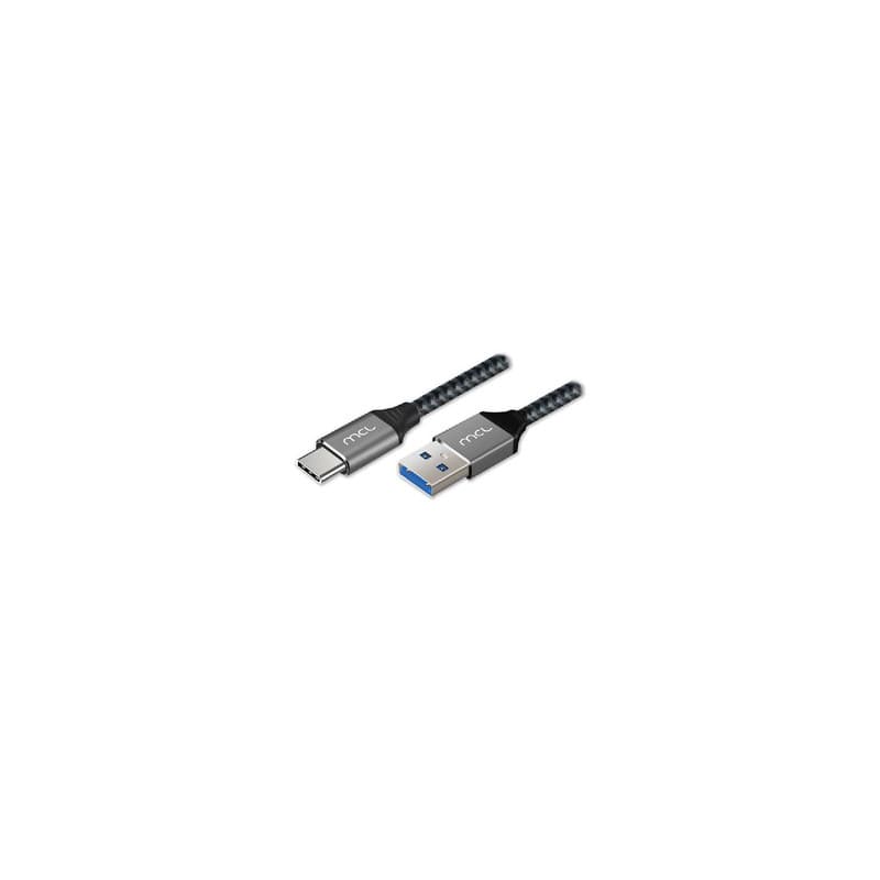 MCL MC1D99A003C0532 câble USB 2 m USB 3.2 Gen 1 (3.1 Gen 1) USB C USB A Noir, Gris