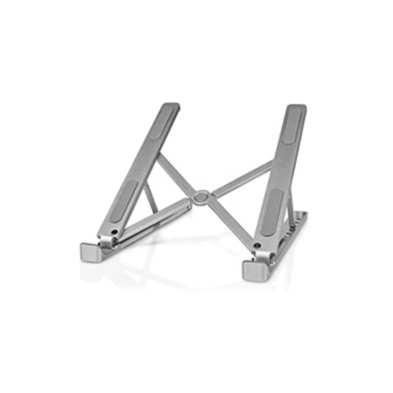 Nedis NBSTND100SI Support de livres Supports de Laptop Aluminium 43,2 cm (17")