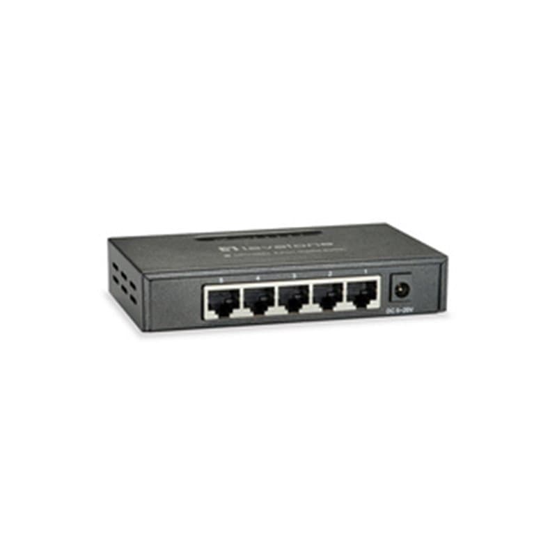 LevelOne GEU-0523 commutateur réseau Non-géré Gigabit Ethernet (10/100/1000) Noir