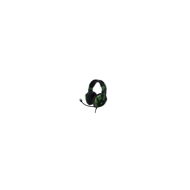 SureFire Skirmish Casque Avec fil Arceau Jouer USB Type-A Noir, Camouflage, Vert